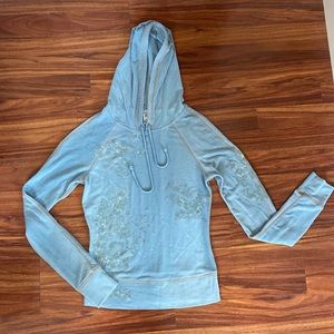 GUESS long sleeve shirt w/ hood - XS